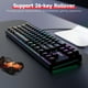 thumbnail image 3 of Teclado mecánico BAJEAL K71 con cable 71 teclas RGB Interruptor azul, 3 of 5