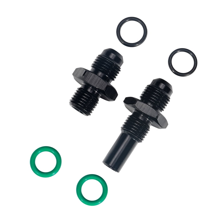 AN6x 1/4NPS AN8x 1/4NPS Transmission Oil Cooler Adapter Fittings for GM Turbo 35