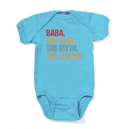 CafePress - Baba The Man Myth Legend Father's Day Gift Idea - Cute Infant Baby Bodysuit Romper