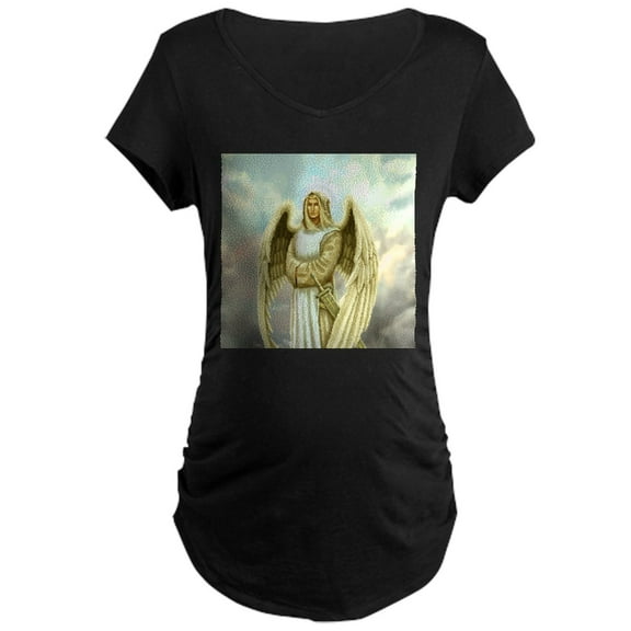 CafePress - Angel Michael Maternity T Shirt - Maternity Dark T-Shirt