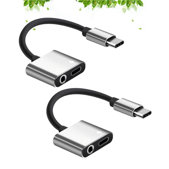 WHAMVOX Type C to Aux Type-C Headphone Adapter Cable Charger and