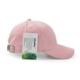 thumbnail image 2 of Suede Baseball Cap, Unisex Faux Suede Leather Classic Adjustable Plain Hat Baseball Cap Pink, 2 of 6