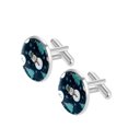 thumbnail image 2 of Snowman Elegant Shirt Cufflinks Set for Men, Stainless Steel Fashion Accessories for Business and Formal Occasions, 2 of 6