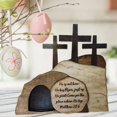 thumbnail image 3 of Easter Tomb Decor Decorative 3D Visual Effect Attractive Desktop Indoor Easter Sign Gift Wooden Ornament, 3 of 5