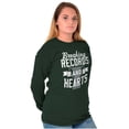 thumbnail image 3 of Breaking Records And Hearts Funny Long Sleeve TShirt Men Women Brisco Brands 2X, 3 of 6