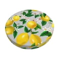 thumbnail image 6 of Uemuo Lemon Seamless Pattern Oil Painting Effect Pattern Round Bar Stool Seat Covers Washable Stool Cushion Slipcover Elastic Bar Chair Covers-14 inch, 6 of 7