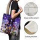 thumbnail image 3 of The Kingdom Hearts Bolso de tela con estampado de lienzo para mujer, bolsa de compras reutilizable y estética, con cremallera interior, regalo para mujer,38*45cm., 3 of 6