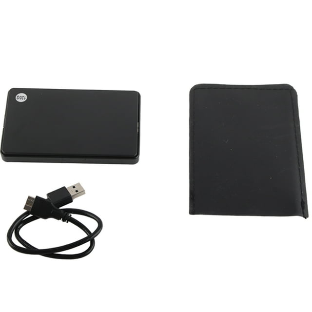 Disco duro externo portátil de 2,5 pulgadas con USB 3.0 y transferencia de datos de ultraalta velocidad para Windows y OS X 8.6 de 120 GB