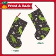 thumbnail image 2 of Lsque Dinosaur Skeleton Pattern 18 Inch Christmas Stockings, Festive Holiday Stocking for Christmas Decorations Holiday Decor, 2 of 7