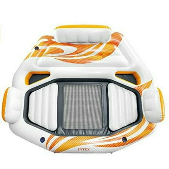 Intex Vista Inflatable Lake Island Raft Float 94" W x 81" L x 20" H
