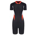 thumbnail image 5 of Traje de baño atlético de una pieza para mujer, traje de baño de manga corta con cremallera inferior Boyleg, traje de baño UPF 50+, traje de baño para surfear, 5 of 5