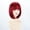 red, variant on Women Bob Wig with Blunt Bangs Heat Resistant Synthetic Hair Cosplay Party Wig