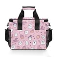 thumbnail image 7 of FORMRS Insulated Cooler Bag 24 Cans Capacity Soft Leakproof Lunch Box with Side Pockets, Pink Halloween, 7 of 7
