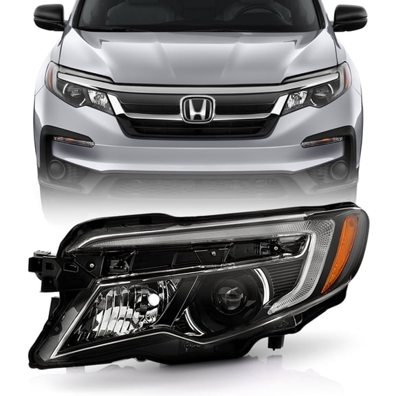For 2016-2018 Honda Pilot LX 17-20 Ridgeline Halogen Headlight Driver (Non-DRL)