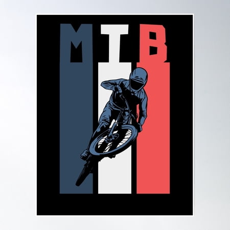 Mtb Poster Wall Art, Modern Wall Decor, 8x12 UNFRAMED