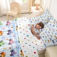 thumbnail image 4 of Castle Fairy Watercolor Truck Twin Bedding Sets 7-Piece for Girls, Plaid Check Art Bedding Comforter Set for Bedroom, Blue Green Yellow, 4 of 7