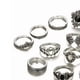 thumbnail image 5 of Juego de aleación resistente a la corrosión estilo vintage diseño de diamantes de imitación 15 piezas anillos de dedo huecos para aniversario para hombres y mujeres ANGGREK Otros, 5 of 8