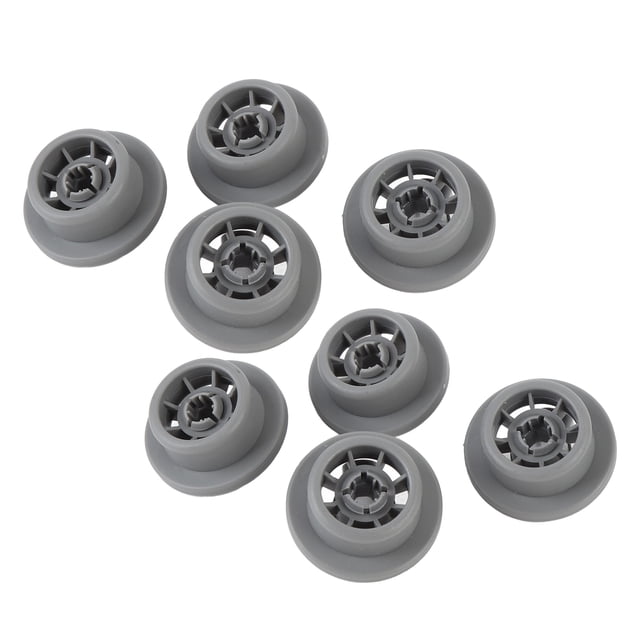 Ruedas Para Estante Inferior De Lavavajillas, Práctico Plástico ABS, 8 Piezas, Repuesto De Rueda Para Estante Inferior Para Lavavajillas, Brillante 165314 Para El Hogar