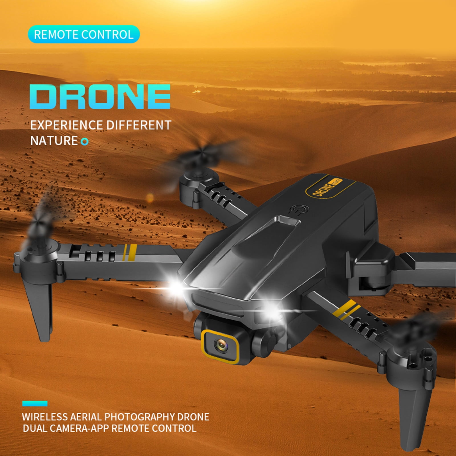 CS12 Drone Included 4K HD Camera for Kids & Adults, FPV Foldable RC