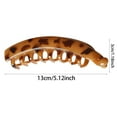 thumbnail image 3 of Elegant Black Curved Hair Clip With Teeth For Secure Hold And Versatile Styling For Everyday Wear And Cute Hair Hair Clips for Girls Clip Thick Hair Hair Clip for Long Hair Banana Clips Hair, 3 of 5