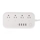 thumbnail image 4 of Tira de Alimentación ANGGREK con Enchufe Inteligente Protector contra Sobretensiones 4 Salidas de CA 4 Puertos de Carga USB de Carga Rápida, 4 of 8