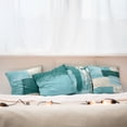 thumbnail image 6 of Ambesonne Throw Pillow Cover 4 Pack, , 24", Teal Eggshell and Sea Blue, 6 of 7