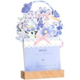 thumbnail image 1 of 2022 Creative Desk Calendar Unique Flower Basket Shape Desktop Schedule Calendar 12 x 21 cm-Daisy, 1 of 7