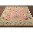 thumbnail image 3 of Surya Hillcrest HIL-9044 24x36" Rectangle Wool Rug in Dusty Pink/Seafoam, 3 of 5
