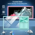 thumbnail image 2 of Compatible with Samsung Galaxy S22 Ultra Case with Built-in Screen Protector, Soft TPU Bumper Case for Samsung S22 Ultra Clear Phone Case Shockproof Anti-Scratch Transparent Cases (Blue Pink), 2 of 12