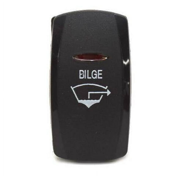 Carling Boat Rocker Switch | 2 Position Black Bilge 20A 12V