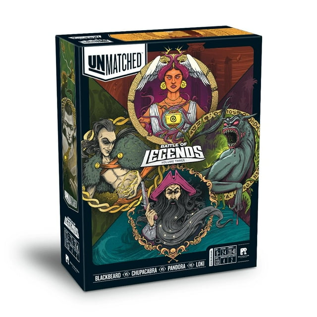 Juegos de restauración de juegos de mesa Unmatched Battle of Legends Vol. 3