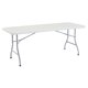 (4 Pack) NPS 30" x 72" Heavy Duty Folding Table, Speckled Grey, 1,000lb ...