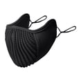 thumbnail image 4 of Fgnfyis Women Solid Color Lightweight Breathable Sun Protection Bandana Neck Wraps Summer Outdoor Cycling Hiking Travel Black, 4 of 4