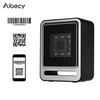 Aibecy Hands-free USB Wired 1D 2D QR Barcoder Scanner Desktop Omnidirectional Bar Code Reader Platform with Top Trigger Button Support Continue Scan/Auto Sense Mode for Supermarket Retail Store Mobile
