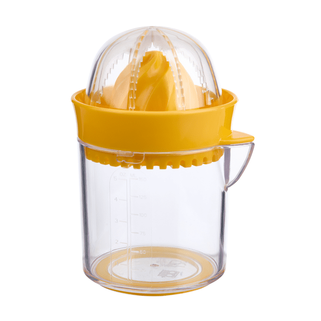 Mainstays Citrus Juicer with Integrated Container, Yellow