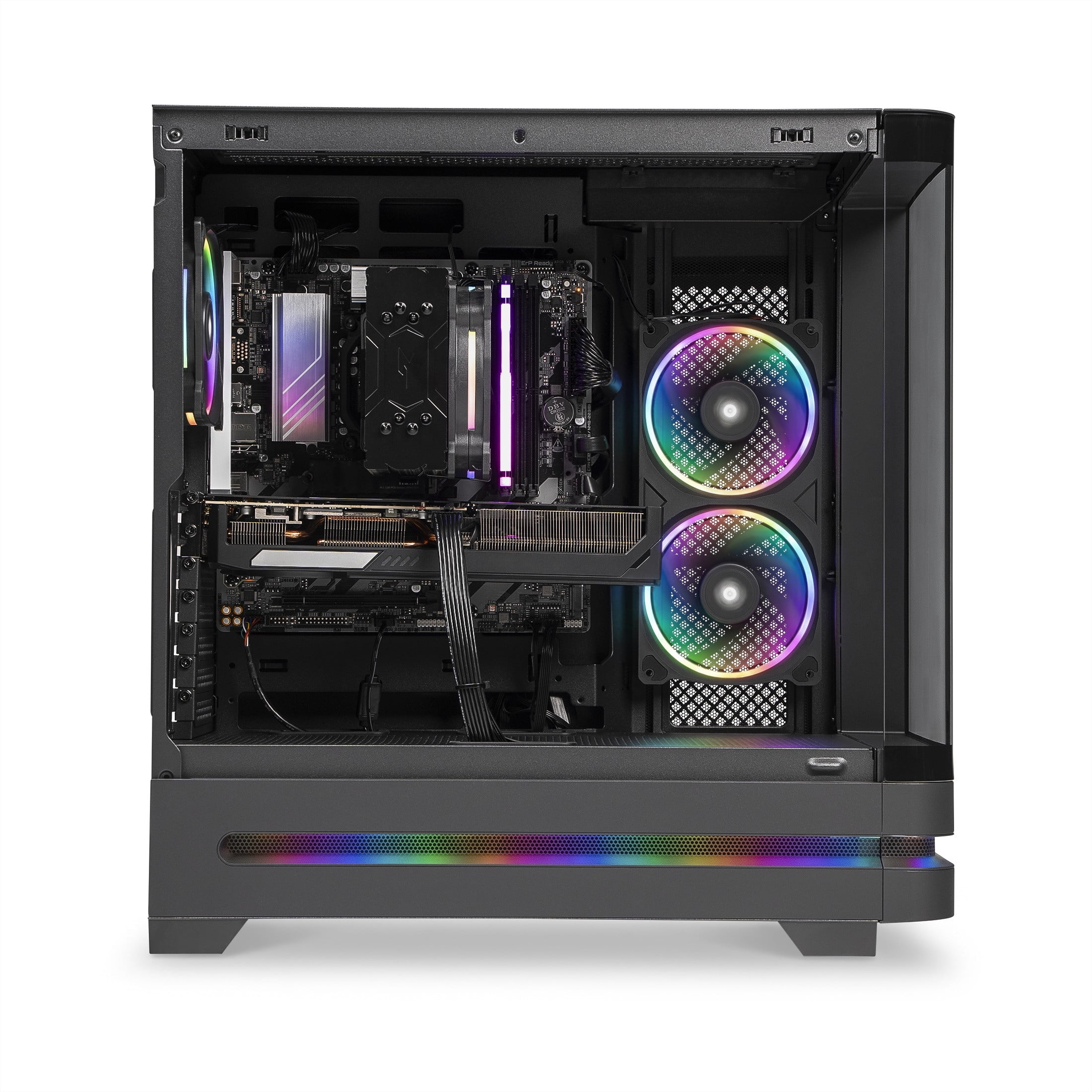 Acer Nitro 85 Gaming Desktop, AMD Ryzen 7 8700F, NVIDIA GeForce RTX 5070 with 988 AI TOPS & 12GB GDDR7 Video Memory, 16GB DDR5 RAM, 1TB PCIe 4.0 NVMe SSD, N85-100-UW35, Black, New