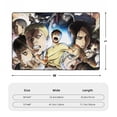 thumbnail image 7 of Attack On Titan Carpet 36"X24" Flannel Floor Mat Washable Non-Slip Mat For Living Room, Bedroom & Office, 7 of 7