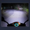 thumbnail image 3 of fastboy Motorcycle Spotlight Dual Color Hi/Low Beam Fog LED Lamps Motorcycle LED Spotlight Easy To Install 3LED, 3 of 6
