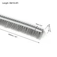 thumbnail image 3 of Uxcell Brush Weather Stripping Card Slot Seal Strip Elastic Brush 5M/16.4Ft Length 5x6mm/0.2"x0.24"/WxH, 3 of 5