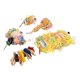 thumbnail image 3 of Juguetes de esponja vegetal para pájaros, juguetes para masticar periquitos para loros pequeños y medianos, Agapornis, cacatúa, Conure, gris africano, 5 uds., 3 of 8