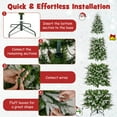 thumbnail image 4 of Spaco 9 Feet Pre-Lit Artificial Christmas Tree Snow Flocked Hinged, Artificial Christmas Tree with 1310 Lush Branch Tips, Artificial Christmas Tree for Indoor as Living Room, Green, 4 of 4