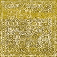 thumbnail image 1 of Ahgly Company Indoor Square Abstract Chrome Gold Yellow Abstract Area Rugs, 7' Square, 1 of 6