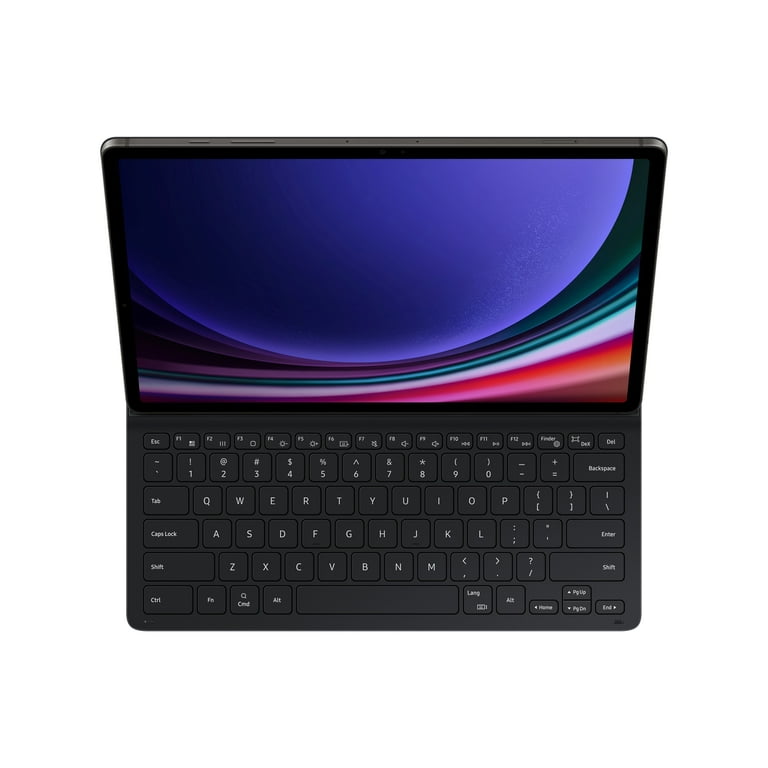 Samsung Galaxy Tablet S9+ Book Cover Keyboard Slim, Black 