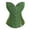Green, variant on Women's Satin Underbust Corset Bustier Waist Training Cincher Plus Size Corsets