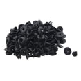 thumbnail image 1 of 500 Pcs Car Fender Push Type Black Plastic Rivets Fastener 7mm Hole, 1 of 1