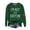 Green, variant on Tunics Tops for Women Fall Relaxed Fit Crewneck Long Sleeve Rolled Off the Shoulder Curve Hem Graphic Leisure Cotton Pullover Sweatshirt(Black,S)