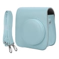 thumbnail image 2 of Adjustable Shoulder Strap PU Leather Camera Case with Detachable Cover, forMini 7+ Camera, 2 of 7