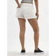 thumbnail image 3 of No Boundaries Denim Shorts, 3'' Inseam, Women's and Women's Plus, 3 of 5