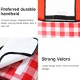 thumbnail image 4 of Worallymy Estera de Playa Manta de Picnic al Aire Libre Impermeable Almohadilla de Secado rápido para Viajes Camping Senderismo A Cuadros Rojo 150x100cm Worallymy JD735907747, 4 of 7