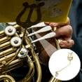 thumbnail image 4 of LOLIPPYY French Horn Sheet Holder Plated Gold Flip Folder Grip for Band Practice, 4 of 8